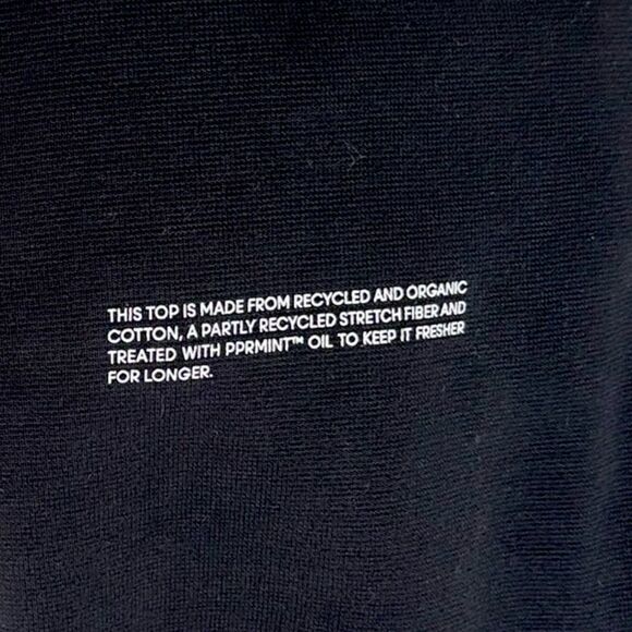 Pangaia Women's Black Recycled Organic Cotton Tank Top - Picture 6 of 9